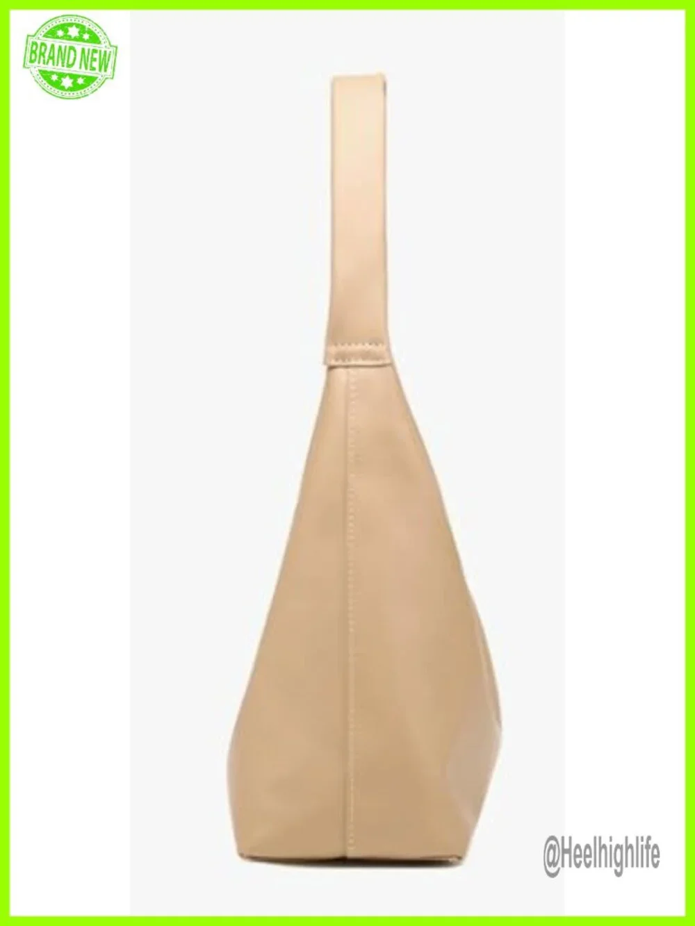 Slouchy PU Leather Hobo Bag Crescent Crossbody Shoulder Tote